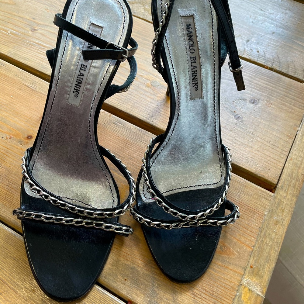 Sexy, Cute Manolo Blahnik Sandals size 8